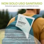 Guanto igienico monouso perfetto per campeggio, viaggi ed emergenze senza acqua