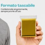 Coperta isotermica tascabile confezionata singolarmente, pronta all’uso in caso di emergenza