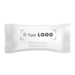 personalizzazione-logo-Sapone-monodose-9gr Saponetta monodose 9 grammi personalizzabile con logo aziendale per hotel e B&B