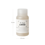 shampoo-personalizzato-tubetto-6-com per hotel Doccia shampoo 20 ml personalizzabile per hotel con dimensioni 6x2,5 cm