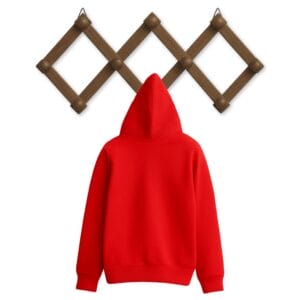 Appendi abiti da parete in legno con 10 ganci