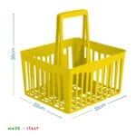 Portabottiglie con manico 22x31x35 cm Made in Italy