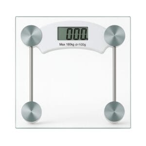 Bilancia pesapersone digitale in vetro temperato