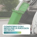 Bidone raccolta rifiuti compatibile con mezzi di sollevamento tipo A