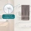Scaldasalviette elettrico con kit per montaggio a muro incluso
