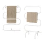 Termoarredo elettrico principale Scaldasalviette elettrico bianco per bagno con struttura tubolare