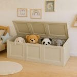 Cassapanca Paluplus angora 3 moduli per cameretta con peluche all’interno