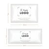 Salviette umidificate personalizzabili nei formati 7×10 e 7×14 cm con salviettina interna 19×19