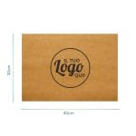 Tovagliette monouso in carta paglia avana 30x40 cm, tovaglia americana resistente con dimensioni evidenziate