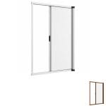 Zanzariera a rullo laterale bianca riducibile per porta e finestra 150x250 cm