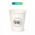 personalizzazione-logo-bicchiere-carta-200-ml Bicchiere carta 200 ml personalizzato con logo aziendale biodegradabile