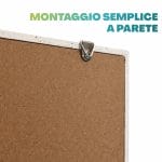 Cassetta portachiavi aperta con montaggio semplice a parete