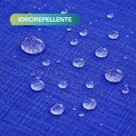 Tessuto idrorepellente blu per sdraio Zero Gravity resistente all'acqua e agli esterni
