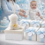 Bomboniera profumatore ceramica a forma di foca con LED ideale per matrimonio e battesimo