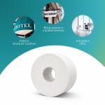 Carta igienica professionale per hotel ristoranti e uffici formato mini jumbo