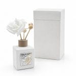 profumatore comunione principale Diffusore per ambienti in ceramica con scatola regalo bianca coordinata.