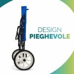 design-pieghevole-carrello-porta-lettino-blu Carrello spiaggia pieghevole salvaspazio facile da trasportare e riporre