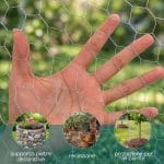 rete metallica zincata a rombi usi Rete metallica per recinzioni giardino, protezione animali e supporto piante