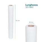 rotoli plotter misura 91x50 Rotoli carta plotter inkjet bianca per stampe CAD e disegni tecnici professionali