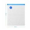 Sacchi sottovuoto 50x60 cm con valvola blu per abiti e biancheria
