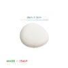 Sasso bianco decorativo diametro 2-5 cm, Made in Italy ideale per uso esterno ed interno