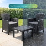 set salottino per 2 esterno interno Salottino da esterno resistente a sole, pioggia e usura
