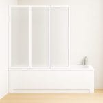 spravasca-principale Sopravasca 3 ante pieghevoli per vasca da bagno con profilo bianco lucido