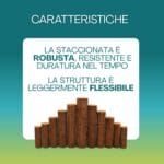 staccionata-caratteristiche Staccionata natalizia robusta e flessibile in legno resistente e durevole nel tempo