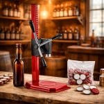 tappatrice a cremagliera coreografica Tappatrice a cremagliera professionale per birra artigianale con tappi a corona