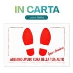 tappetini auto materiale Tappetino protettivo auto in carta monouso
