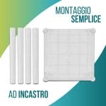tavolino plastica componenti tavolino per bambini in plastica con montaggio semplice a incastro e gambe removibili
