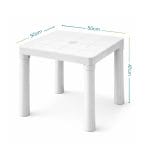 tavolino plastica misure tavolino per bambini in plastica 50x50 cm altezza 47 cm con struttura stabile