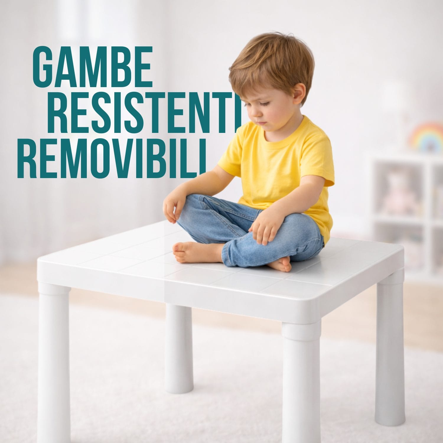 tavolino plastica resistenza tavolino per bambini con gambe resistenti removibili e struttura robusta