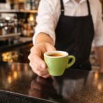 tazzine colorate 80ml Tazzina caffè colorata 80 ml con espresso stile bar professionale