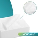 Dettaglio tovagliolo monovelo in pura cellulosa bianco per bar e ristoranti