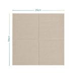 tovagliolini cocktail avana misure Tovagliolino cocktail avana 24x24 cm aperto, formato quadrato