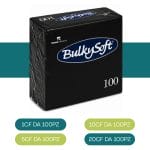 tovagliolini cocktail neri pezzi Tovaglioli BulkySoft neri in carta doppio velo, confezione da 100 pezzi
