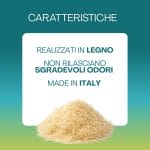 trucioli di legno caratteristiche Trucioli di legno naturali made in Italy senza odori