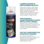 vaselina spray utilizzi Vaselina spray Ambro-Sol per lubrificazione meccanismi, metallo, plastica e gomma