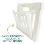 Gambe pieghevoli regolabili del vassoio da letto per diverse altezze