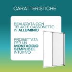 zanzariera avvolgibile laterale bianca caratteristiche