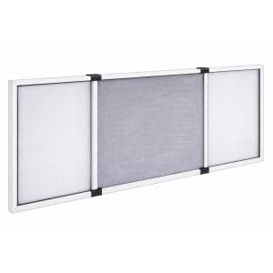 Zanzariera estensibile – Telaio in Alluminio Grigio  70×100 cm