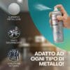 Spray zinco chiaro 400 ml adatto a superfici metalliche galvanizzate e in ferro