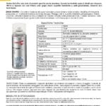 Scheda tecnica spray zinco chiaro 400 ml Ambro-Sol antiruggine e zincante